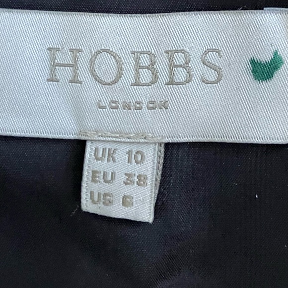 HOBBS London Jolie Black Sheath Dress Size 6 - Picture 10 of 11